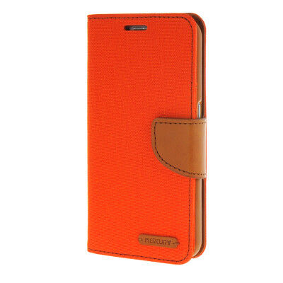 

MOONCASE Galaxy S6 , Leather Flip Wallet Card Holder Pouch Stand Back Case Cover for Samsung Galaxy S6 Orange