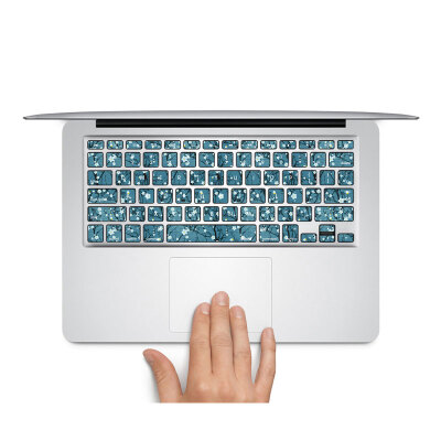 

GEEKIDMacbook Pro 15 keyboard decal sticker individual keys protector Flower Macbook Air 13 keyboard