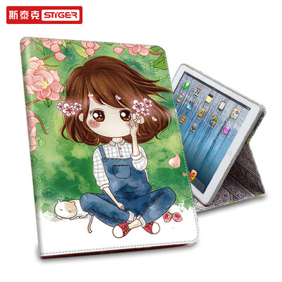 

Stieger Apple iPad Air2 Cover 97 Inch 2018 New 2017 iPad Pro97 Inch Flat Cartoon Holster Shell Streaming Micro Dream