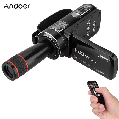 

Andoer 1080P Full HD Digital Video Camera Camcorder 16× Digital Zoom Digital Rotation LCD Touch Screen Max 24 Mega Pixels Support