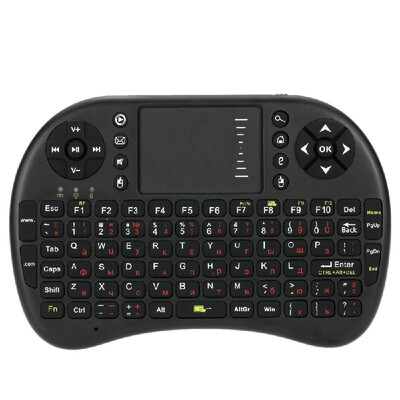 

wireless mini keyboard&mouse 24G Mini USB Wireless Russian Version Keyboard Touchpad & Air Mouse Fly Mouse Remote Control for