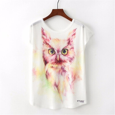 

Summer Novelty Women T Shirt Harajuku Kawaii Cute Style Nice Cat Print T-shirt