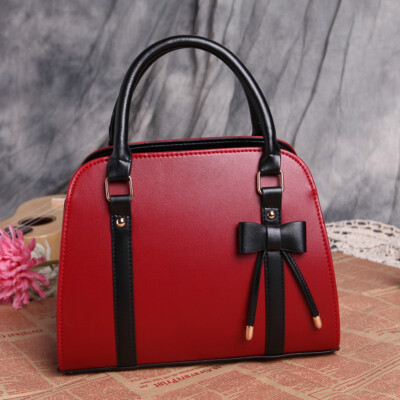 

2018 Summer Korean New Bow Tie Handbag Lady Single Shoulder Skew Spanning Bag Student Rucksack