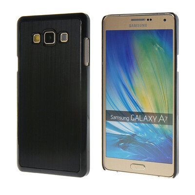 

MOONCASE Fashion Brushed Aluminium Metal Hard Case Cover for Samsung Galaxy A7 Black