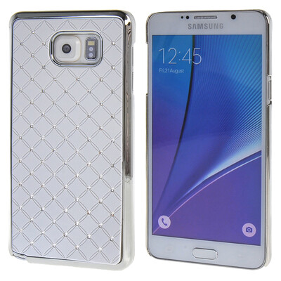 

MOONCASE Samsung Galaxy Note 5 ЧЕХОЛ ДЛЯ Bling Chrome Hard Back White