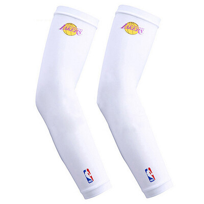 

NBA баскетбольные поножи в коробке Ladies Elbow Brake Легкий Breathable Scratch Basketball Protector Equipment Los Angeles Lakers 2 Pack