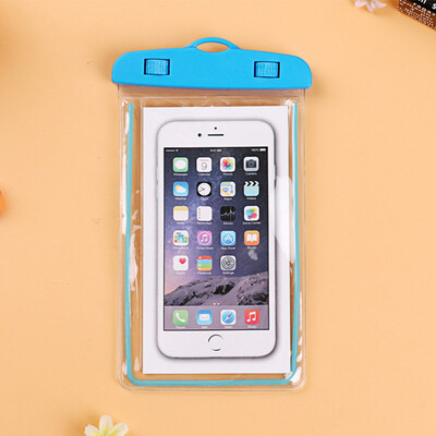 

Universal Waterproof Phone Pouch For Sony Xperia Z5 E6003 E6633 E6653 E6683 Swimming Diving Transparent Bag Luminous Case
