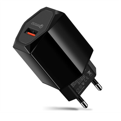 

Mzxtby 25A Quick Charge 30 USB Phone Charger EU Plug Fast Travel Wall Adapter for iphone X Samsung S8 S9 Xiaomi Huawei charger