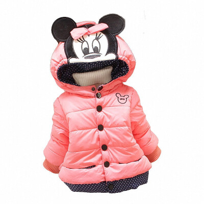 

Big Size Baby Girls Jackets Autumn Winter Jacket For Girls Winter Minnie Coat Kids Clothes Children Warm Outerwear Coats