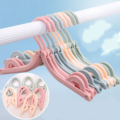 

Wutong Anan travel drying rack folding hanger travel portable business hanging clothes rack 4 packs random colors