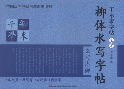

丁永康字帖毛笔：柳体水写字帖 玄秘塔碑
