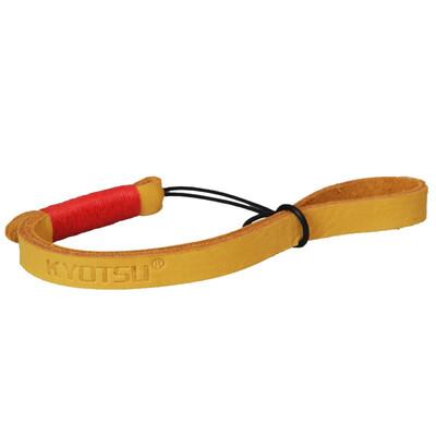 

KYOTSU King wins camera wrist strap handmade pure leather SLR micro single camera wrist strap lemon yellow