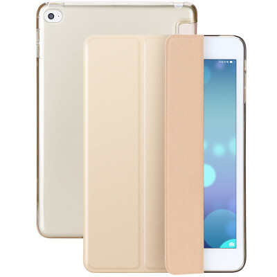 

[Jingdong self] BIAZE Apple iPad Air2 защитная крышка iPad6 Защитная оболочка для планшетного ПК оболочка светлая капля бездействует трижды кожаные перчатки молодежная серия PB12-earth gold