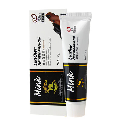 

Nachon leather maintenance oil paste shoe polish is rich in oil decontamination polishing mold black 60g
