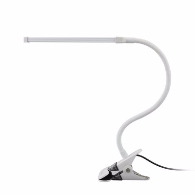 

8W Portable LED Eye Protection Clamp Clip Light Table Desk Lamp Ultra Bright Bendable USB Powered Flexible for Reading Working Stu