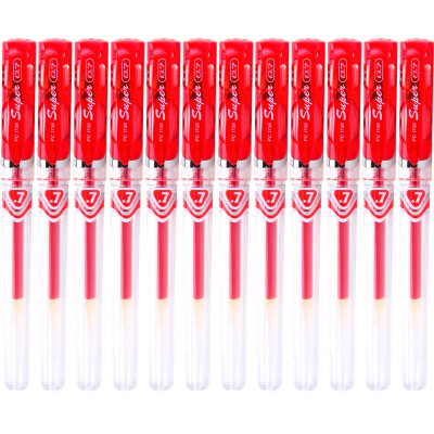 

BAOKE PC1738 Neutral Signature Pen Red 12 pcs box