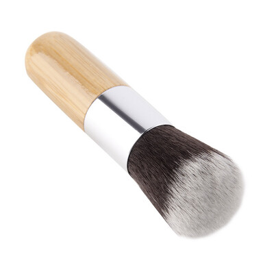 

Bamboo Handle Foundation Powder Makeup Brush Blend Blooming Brush Burlywood