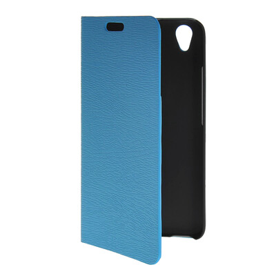 

MOONCASE Slim Leather Side Flip Wallet Card Slot Pouch with Kickstand Shell Back чехол для Huawei Honor 4 Play Blue