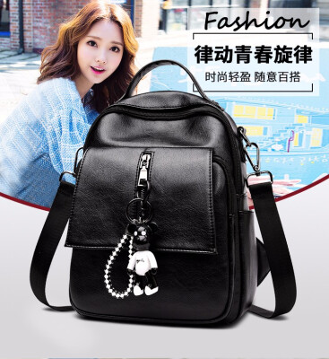 

Women Backpack New Fashion Casual PU Leather Female feminine backpack for teenage girls school bag solid mini Small backpack