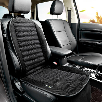 

CarSetCity upgraded version of the canyon cold air ventilation cushion car seat summer seat cushion seat cover universal type CS-83138 black