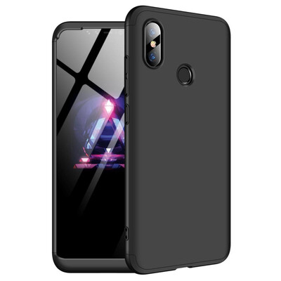 

MOONCASE Three-parts structure design Full Protection Hard Plastic Combination Case for Xiaomi Mi 8 SE Black