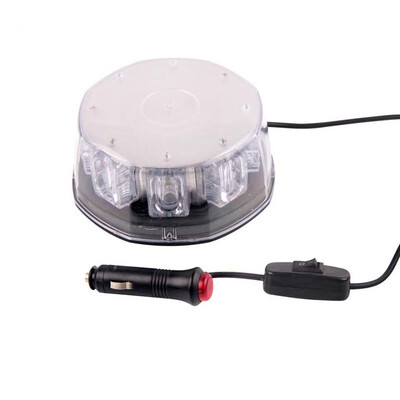 

Car strobe light 24led octagonal warning light round strobe light ceiling lamp