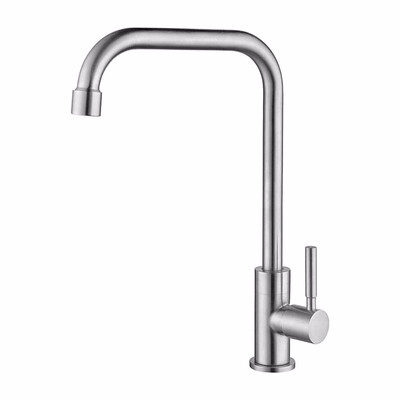 

304 stainless steel kitchen faucet single cold sink sink faucet