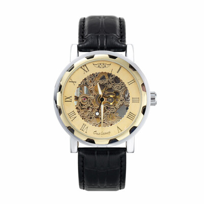 

Великолепная полые Вырезать Наберите Luxury Watch Механические Men Case наручные часы