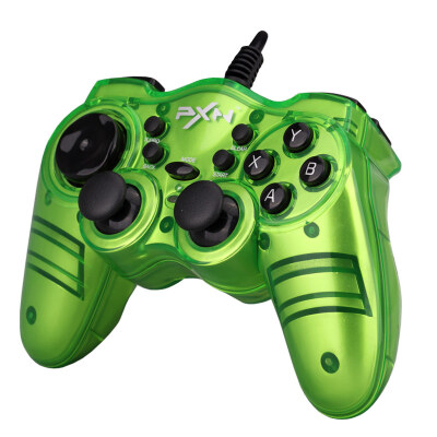 

Lester PXN PXN-8103 Battle 3 Wired Shock Game Handle Apple Green