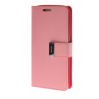 

MOONCASE Synthetic PU Leather чехол для Wallet Flip Card Slot Holster Pouch Stand Samsung Galaxy S6 Edge Pink