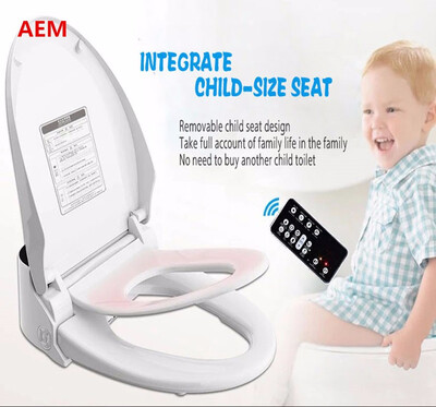 

Smart Toilet Seat Washlet Elongated Electric Intelligent Bidet Cover Heated Sits LED Light Integrated Children Baby Traing Chair