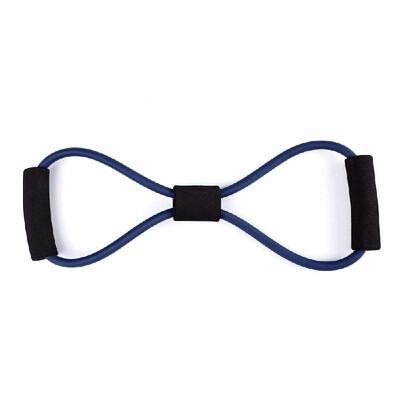 

8 Shaped Resistance Bands Exercise Cords Chest Stretch Yoga Training Fitness Elastic Tube Bands