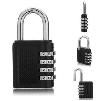 

2 Pack 4 Digit Combination Padlock with 10000 Combinations Lock Number for Indoor&Outdoor Employee Locker Suitcase Luggage Met
