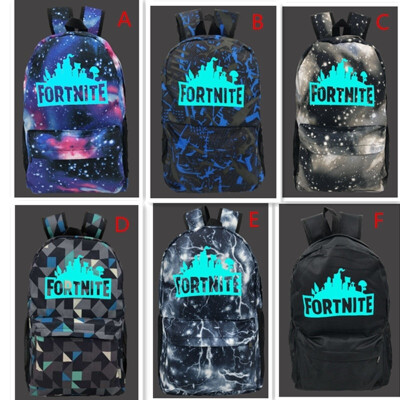 

2018 Fashion Hot Game Fortnite Noctilucent Bag Canvas bags Teenagers Backpack NewFashion Trend School