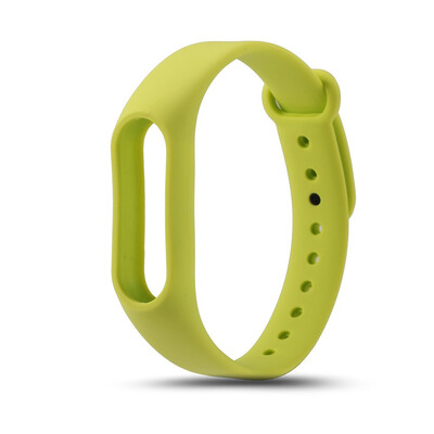 

prism Colorful Silicone Wrist Strap Bracelet Double Color Replacement watchband for Original Miband Xiaomi Mi band 2 Wristbands