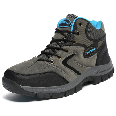 

Hiking Sneakers With Fur Big Size Mans Outdoor Hiking Trekking Shoes Anti-skid Sports Shoes Climbing Tactical Boots For Men