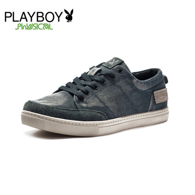 

PLAYBOY brandNewKorean styleFashionalLeisurePlain canvasMens shoes