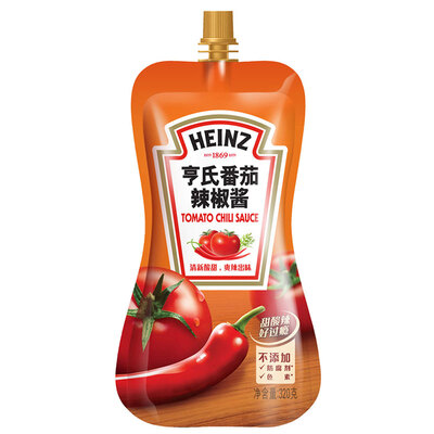 

Heinz Tomato Chili Sauce Bag with Tomato Chili Sauce 320g Kraft Heinz