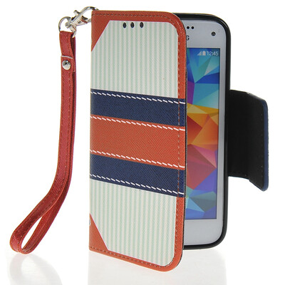 

MOONCASE Fashion Leather Side Flip Wallet Card Slot Pouch Stand Back Case Cover for Samsung Galaxy S5 I9600