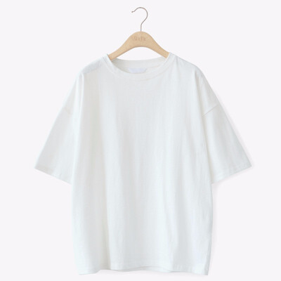 

T Shirt Women Cotton Elastic loose Basic T-shirts Female Casual Tops Short Sleeve T-shirt Women