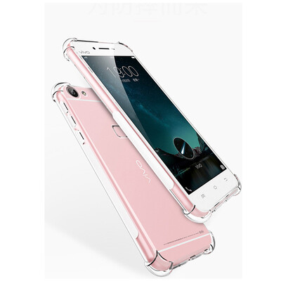 

For Vivo Y79 Anti knock shockproof Soft Clear Cover Transparent TPU Silicone Skin Protection Bag Case For Vivo V7 Plus Y79