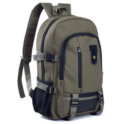 

New Canvas Large Capacity Mens Shoulder Bag for Male College Student Travel Backpack Fashion Bag