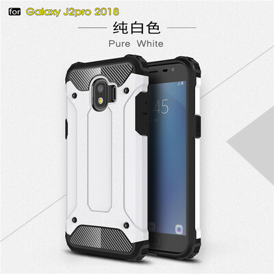

Goowiiz Phone Case For Samsung Galaxy J2 Pro 2018 King Kong Armor Fashion Bumper PC TPU Prevent falling