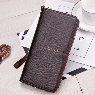 

Small handbag mens Korean version long wallet fashion casual zipper bag hand bag