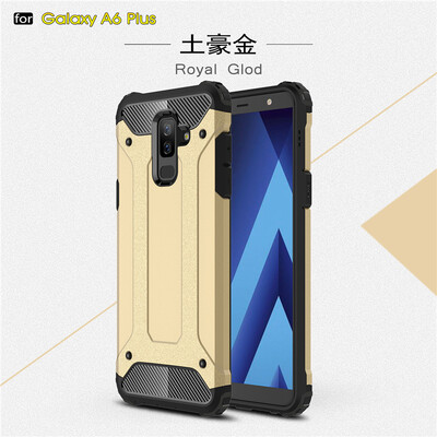 

Goowiiz Phone Case For Samsung Galaxy A6 2018A6 Plus 2018 King Kong Armor Fashion Bumper PC TPU Prevent falling