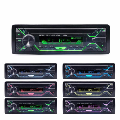 

Multifunction Wireless Car Radio Stereo Media Player 4 Loud Speaker Colorful Key Lights