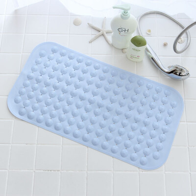 

Green bar tasteless massage bathroom non-slip floor mat pad suction cup bottom light blue