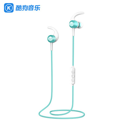 

Cool dog KUGOU small cool M1 wireless sports Bluetooth headset mobile phone headset magnetic inhalation ear music headset call super long life magic road master custom version blue forget machine