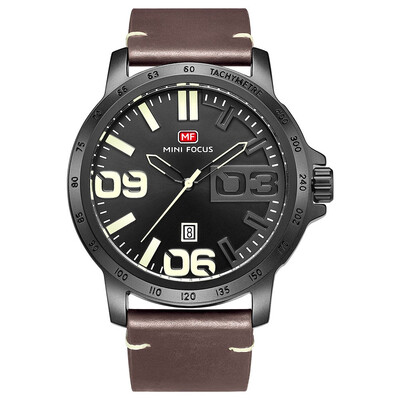

BOFUTE Male Watches Casual Watch Quartz Watches Japanese Movement Calendar Luminous Waterproof Genuine Leather Strap 0169G