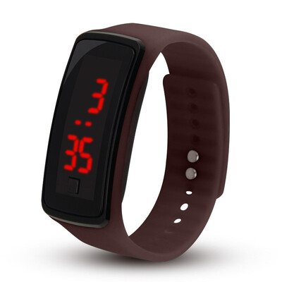 

Silicone LED Digital Watches Bracelet Wristwatch For Kids Clock Womens Digital Wrist Watch Sport Student